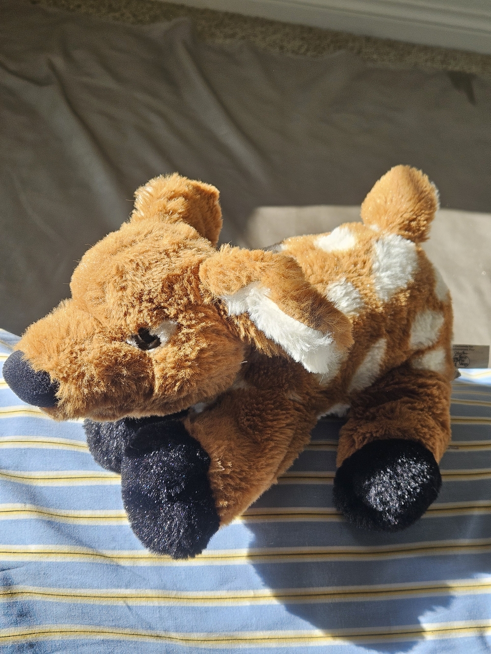 Bass Pro Shops Brown, White & Black Fawn Plush Deer Stuffed Animal